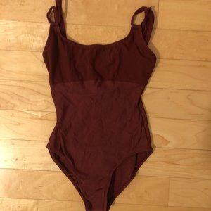 Wear Moi Mesh Tank with Bows Leotard